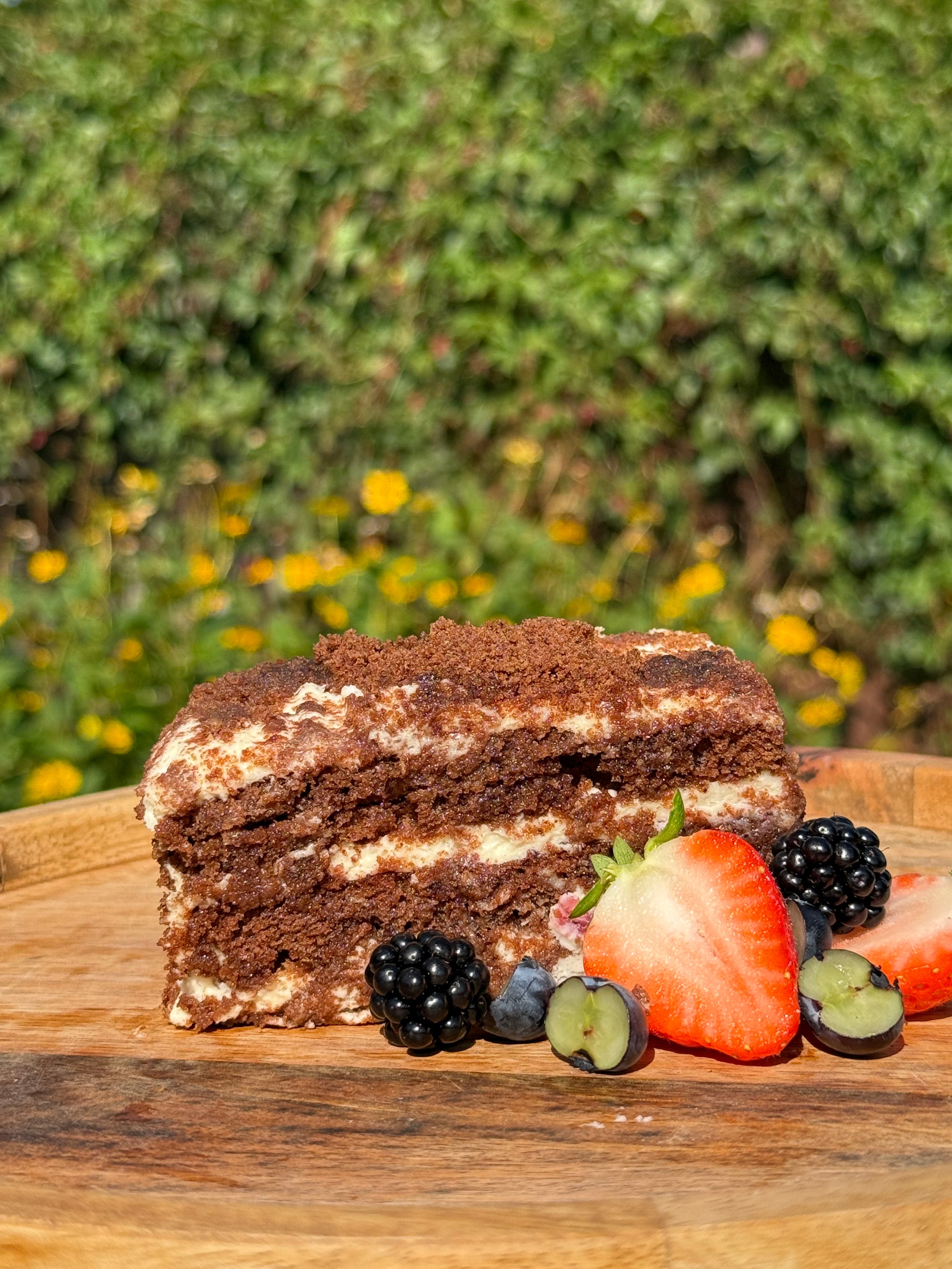 Šokolādes medus kūka